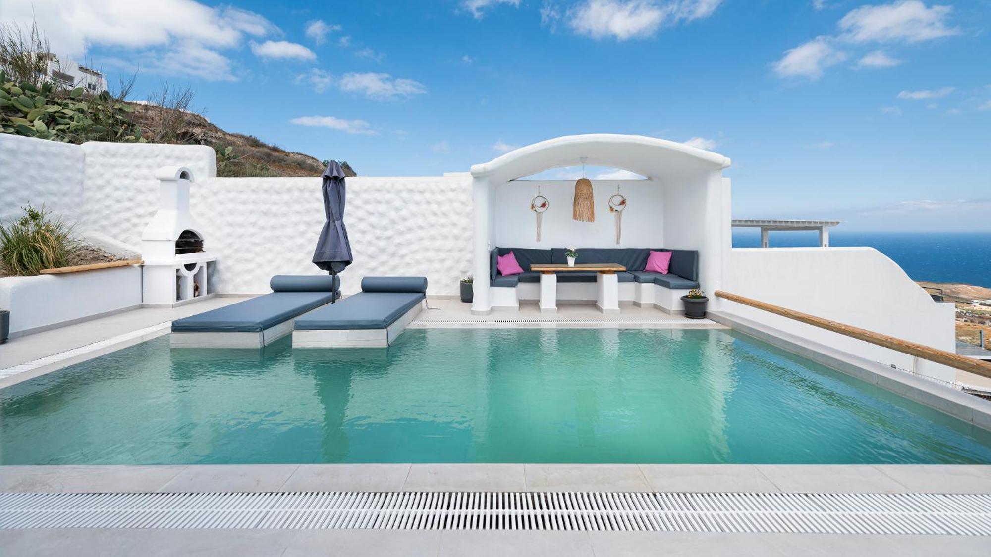 Dream Villa Santorini Vourvoúlos エクステリア 写真