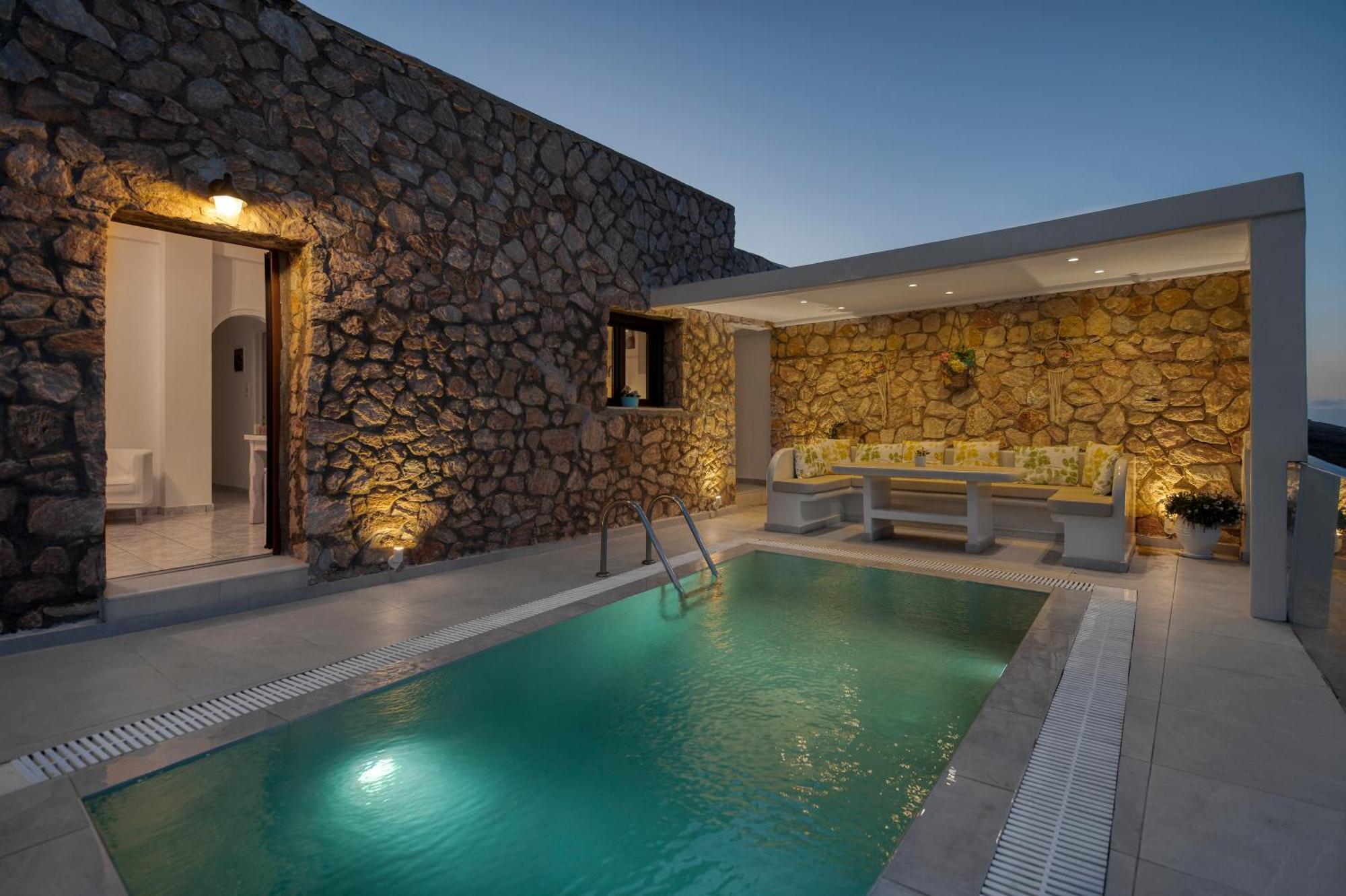 Dream Villa Santorini Vourvoúlos エクステリア 写真