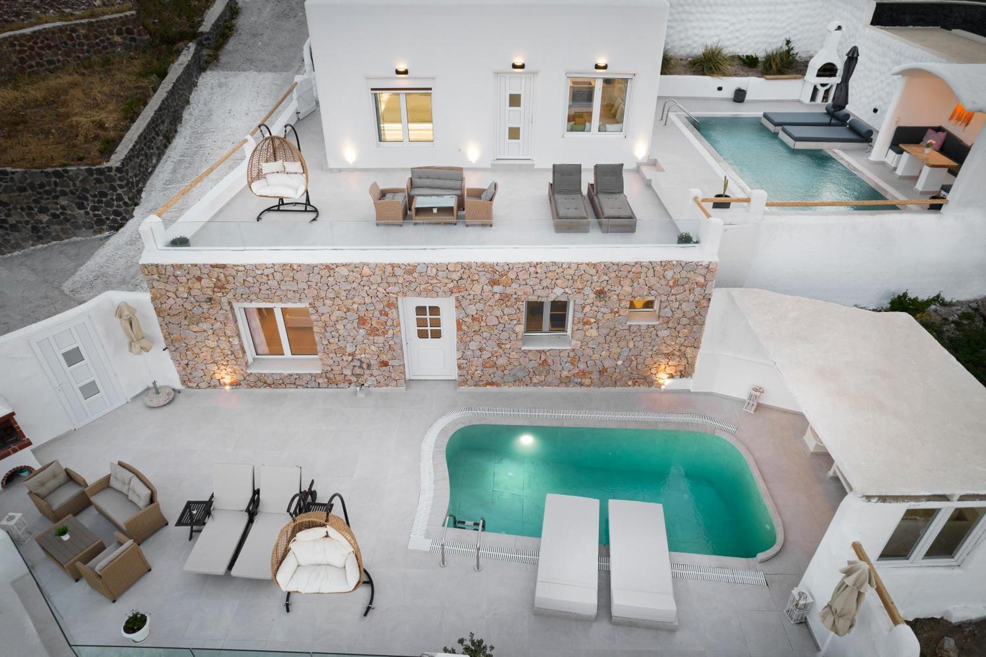 Dream Villa Santorini Vourvoúlos エクステリア 写真