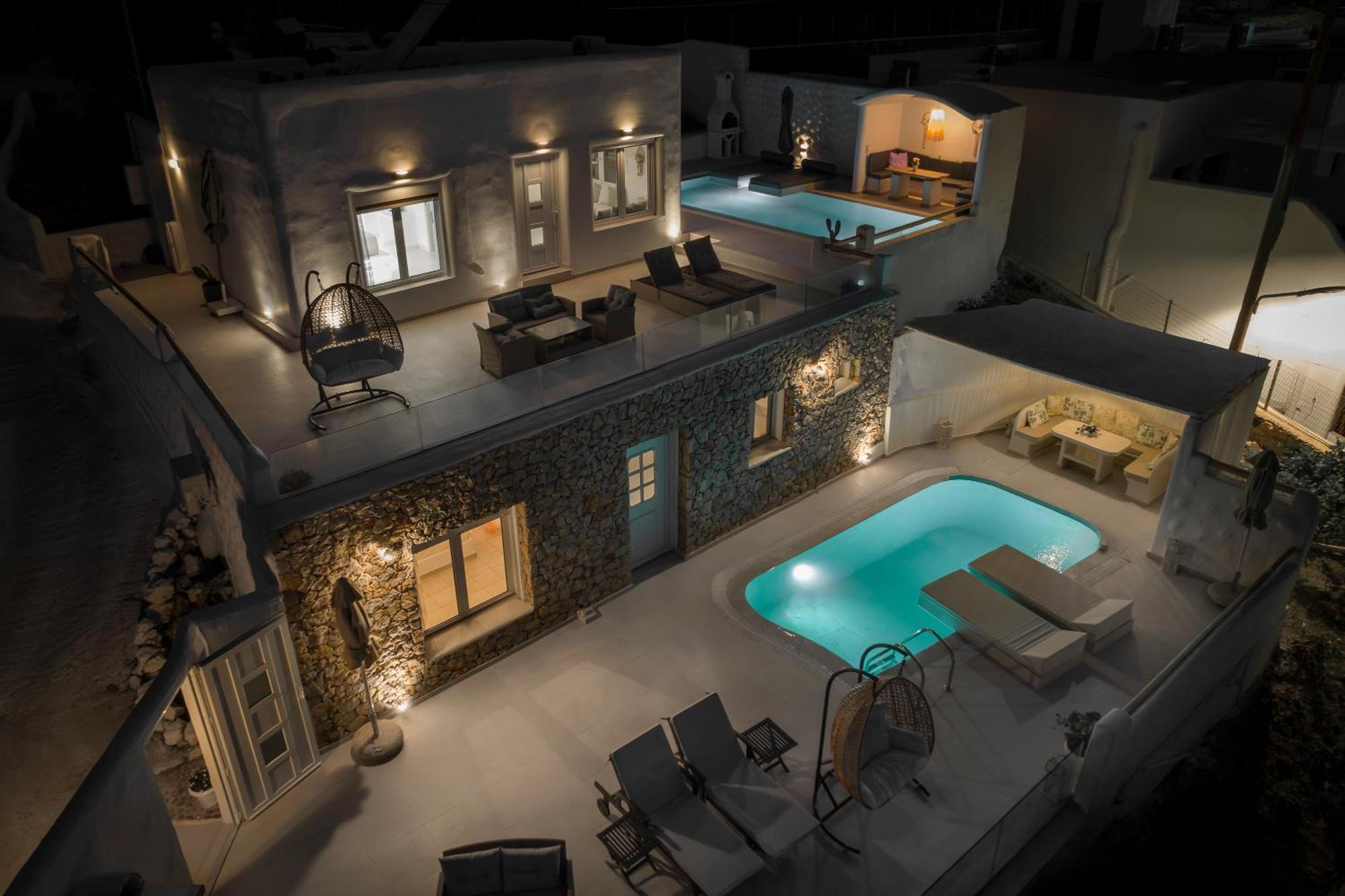 Dream Villa Santorini Vourvoúlos エクステリア 写真