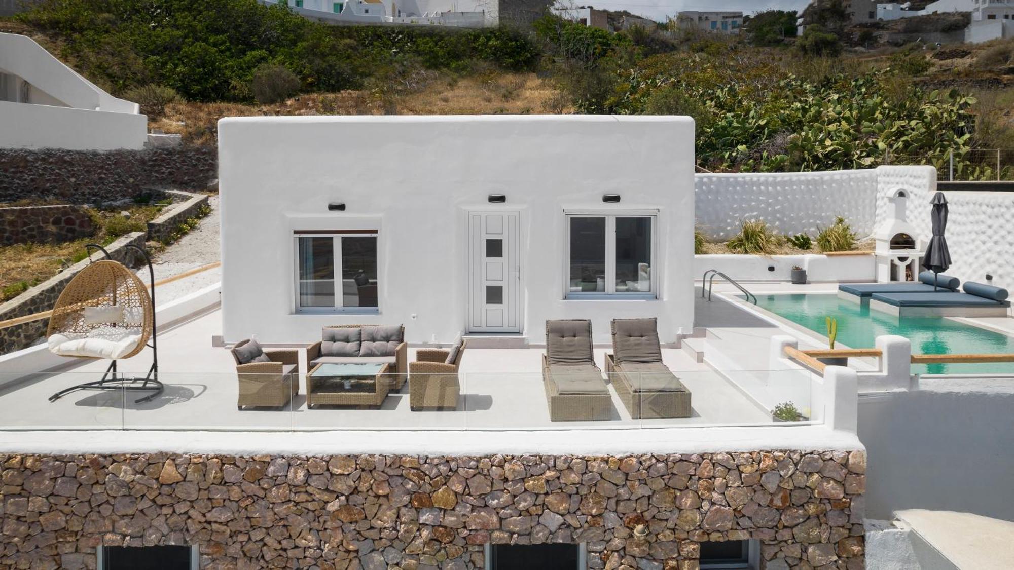 Dream Villa Santorini Vourvoúlos エクステリア 写真