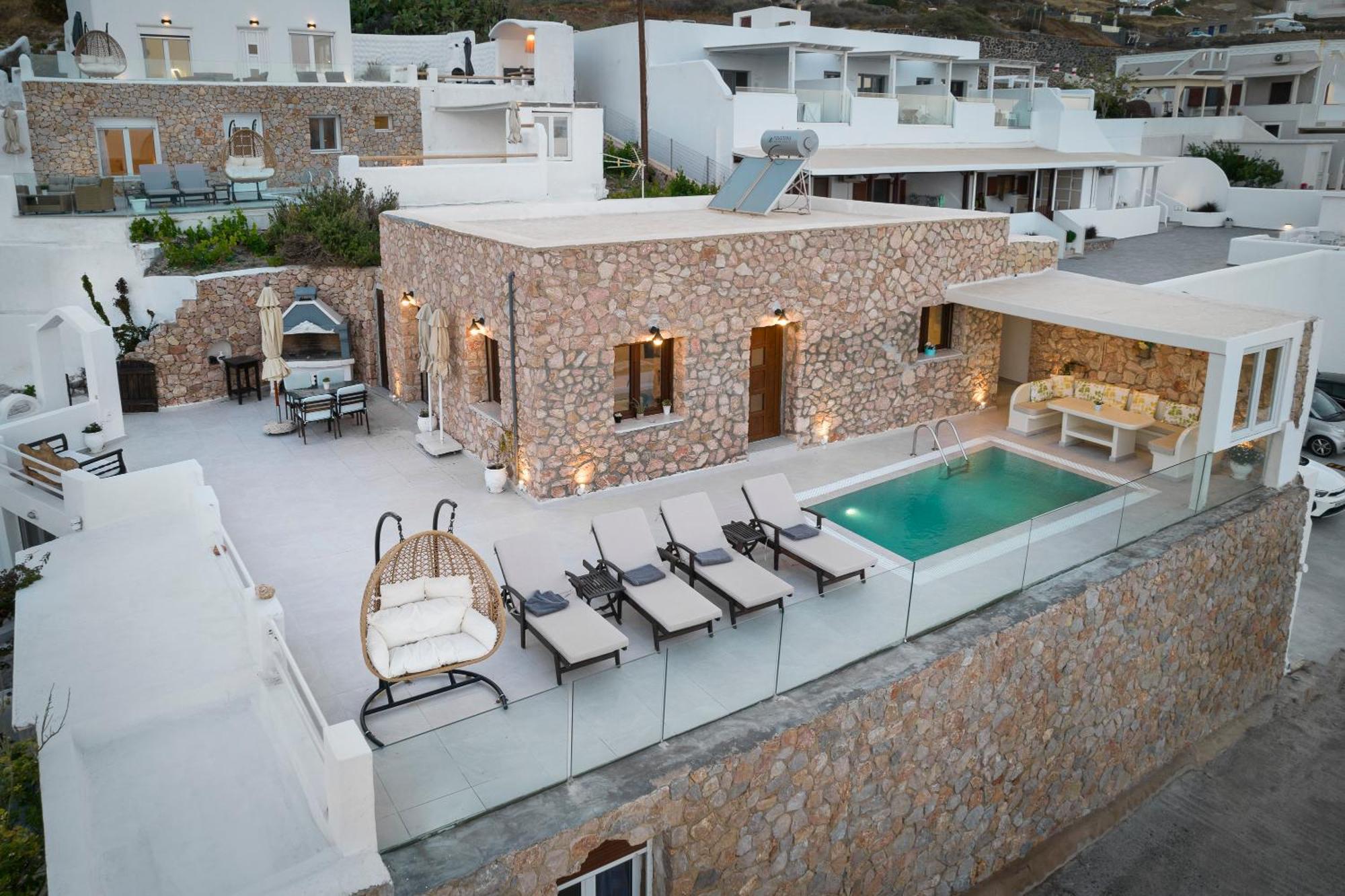 Dream Villa Santorini Vourvoúlos エクステリア 写真