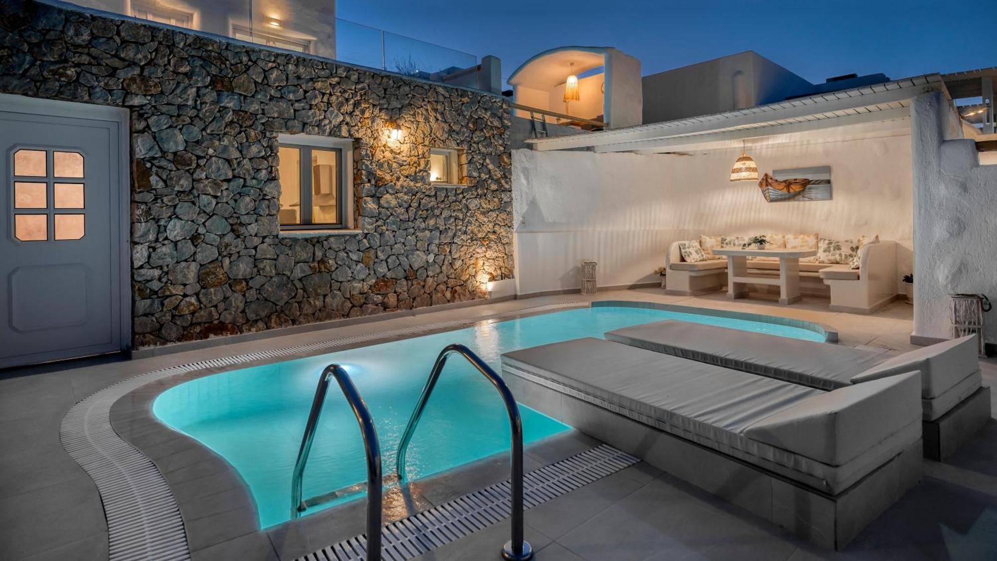 Dream Villa Santorini Vourvoúlos エクステリア 写真